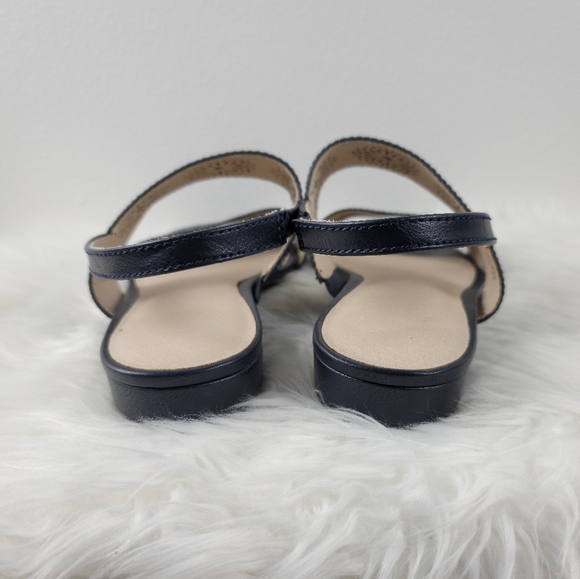 Life Stride Corinne sz 8 Navy blue floral sandal - Picture 3 of 5